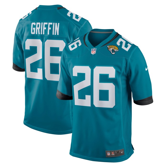 Shaquill Griffin Jacksonville Jaguars Game Jersey - Teal Nfl