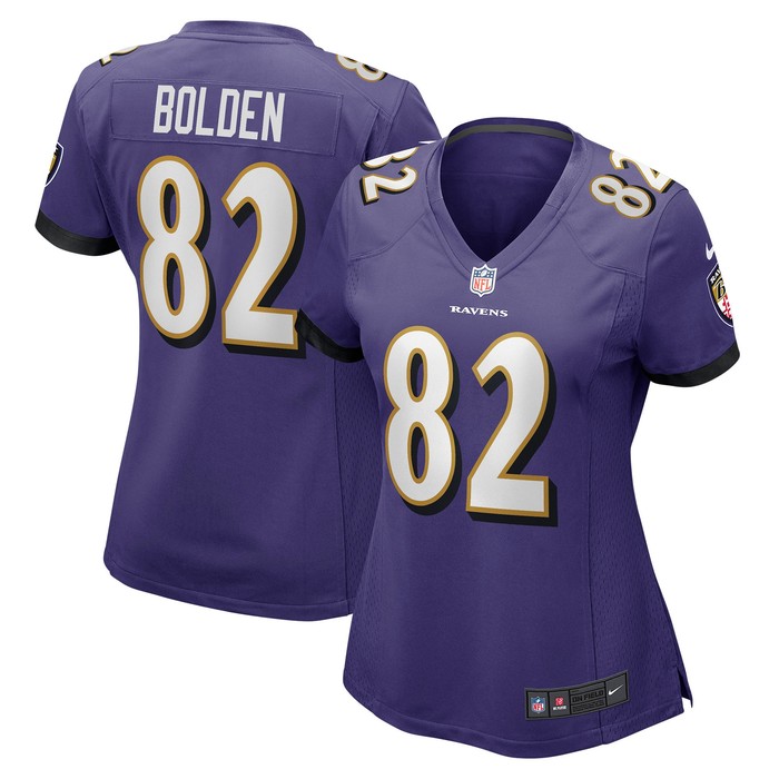 Slade Bolden Baltimore Ravens Womens Player Game Jersey - Purple Nfl