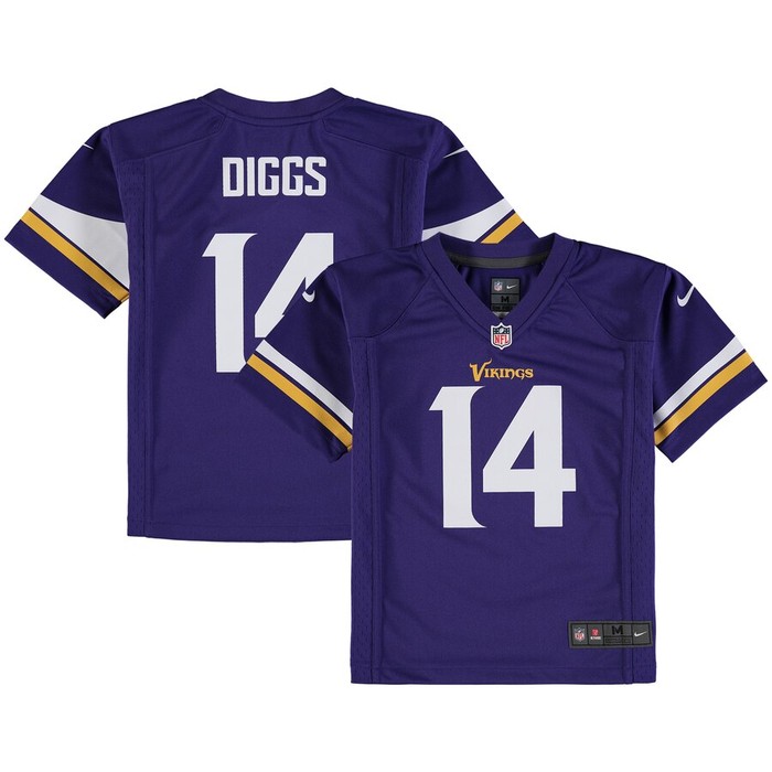 Stefon Diggs Minnesota Vikings Nike Preschool Game Jersey - Purple - Cocomos