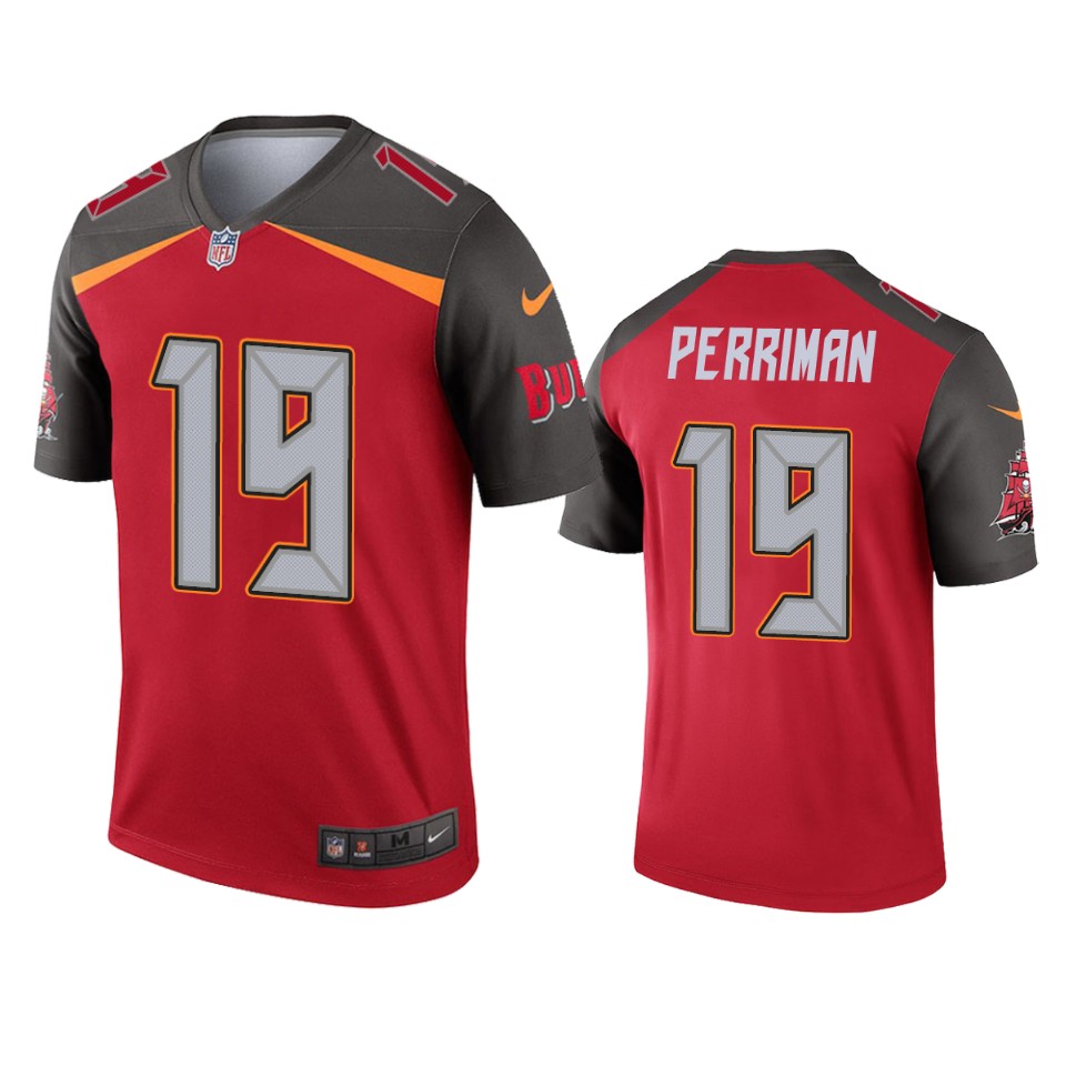 Tampa Bay Buccaneers #19 Breshad Perriman Red Legend Jersey - Mens - Cocomos