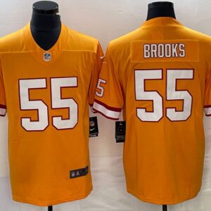 Tampa Bay Buccaneers #55 Derrick Brooks Jersey - Orange - Cocomos