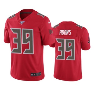 Tampa Bay Buccaneers Andrew Adams Red 100th Season Vapor Limited Jersey