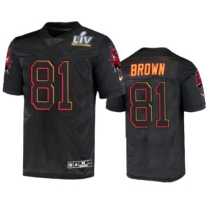 Tampa Bay Buccaneers Antonio Brown Super Bowl Lv Black Jersey - Cocomos