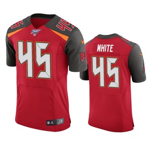 Tampa Bay Buccaneers Devin White Red 100th Season Vapor Elite Jersey