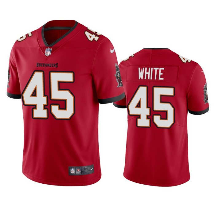 Tampa Bay Buccaneers Devin White Red 2020 Vapor Limited Jersey - Mens