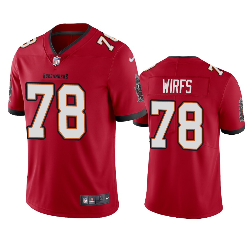 Tampa Bay Buccaneers Tristan Wirfs Red 2020 Nfl Draft Vapor Limited Jersey - Cocomos