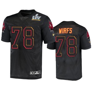 Tampa Bay Buccaneers Tristan Wirfs Super Bowl Lv Black Jersey