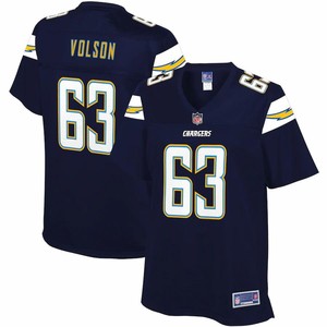 Tanner Volson Los Angeles Chargers Nfl Pro Line Womens Team Player Jersey - Navy