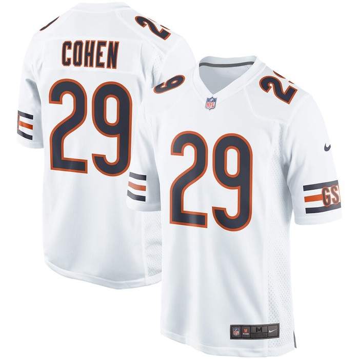 Tarik Cohen Chicago Bears Nike Event Game Jersey - White - Cocomos