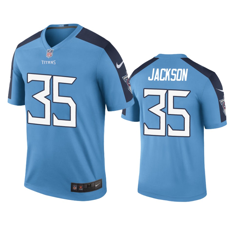 Tennessee Titans Chris Jackson Light Blue Color Rush Legend Jersey - Cocomos