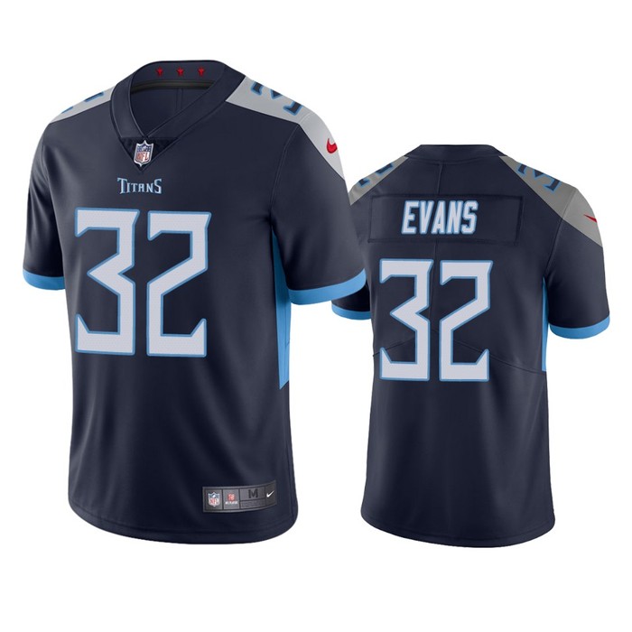 Tennessee Titans Darrynton Evans Navy Vapor Untouchable Limited Jersey - Cocomos