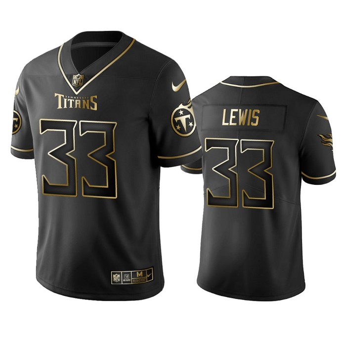 Tennessee Titans Dion Lewis Black Golden Edition 2019 Vapor Untouchable Limited Jersey - Mens