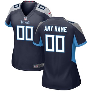 Tennessee Titans Womens Custom Game Jersey Navy Custom Jerseys Nfl