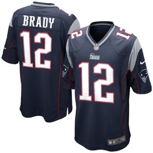 Tom Brady New England Patriots Nike Game Jersey - Navy Blue - Cocomos