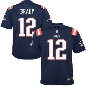 Tom Brady New England Patriots Nike Youth Color Rush Game Jersey - Navy