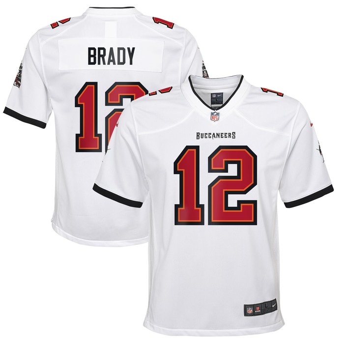 Tom Brady Tampa Bay Buccaneers Game Jersey White Nfl - Cocomos