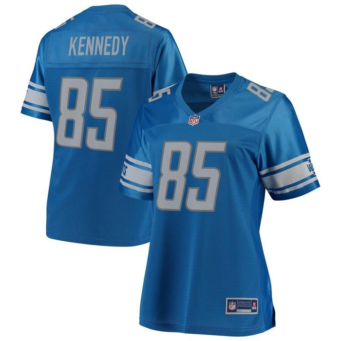 Tom Kennedy Detroit Lions Nfl Pro Line Womens Team Player Jersey - Blue