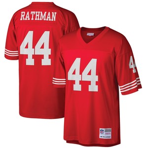 Tom Rathman San Francisco 49ers Mitchell & Ness Retired Player Legacy Replica Jersey - Scarlet Nfl