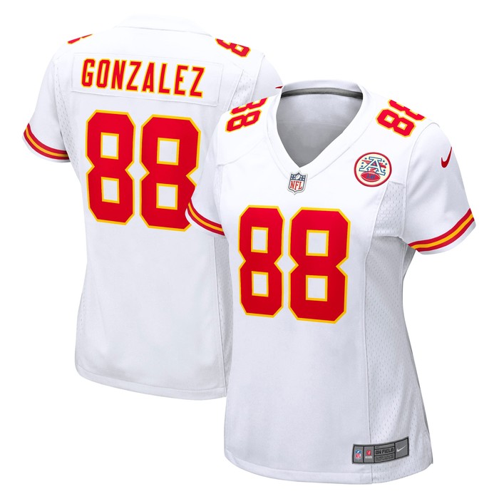 Tony Gonzalez Kansas City Chiefs Womens Retired Game Jersey - White Nfl