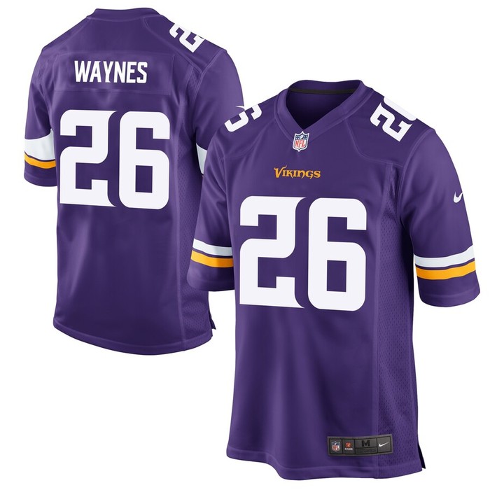 Trae Waynes Minnesota Vikings Nike 2015 Game Jersey - Purple