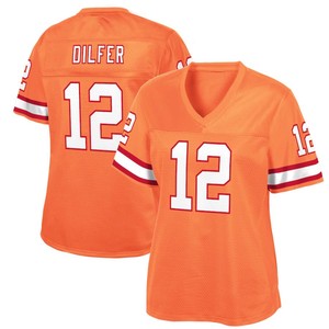 Trent Dilfer Tampa Bay Buccaneers Nfl Pro Line Womens Retired Player Jersey - Orange - Cocomos