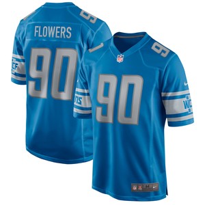 Trey Flowers Detroit Lions Game Jersey - Blue Nfl - Cocomos