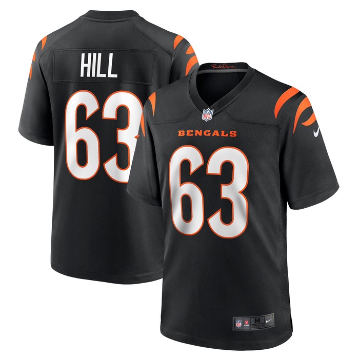 Trey Hill Cincinnati Bengals Game Jersey - Black Nfl