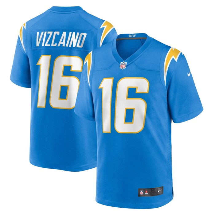 Tristan Vizcaino Los Angeles Chargers Game Jersey - Powder Blue Nfl - Cocomos