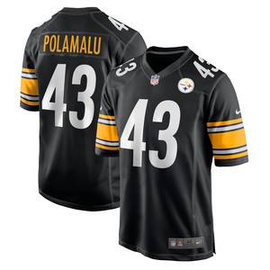 Troy Polamalu Pittsburgh Steelers Retired Player Game Jersey - Black Nfl