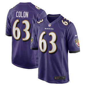 Trystan Colon Baltimore Ravens Game Player Jersey - Purple Nfl