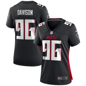 Tyeler Davison Atlanta Falcons Womens Game Jersey - Black Nfl