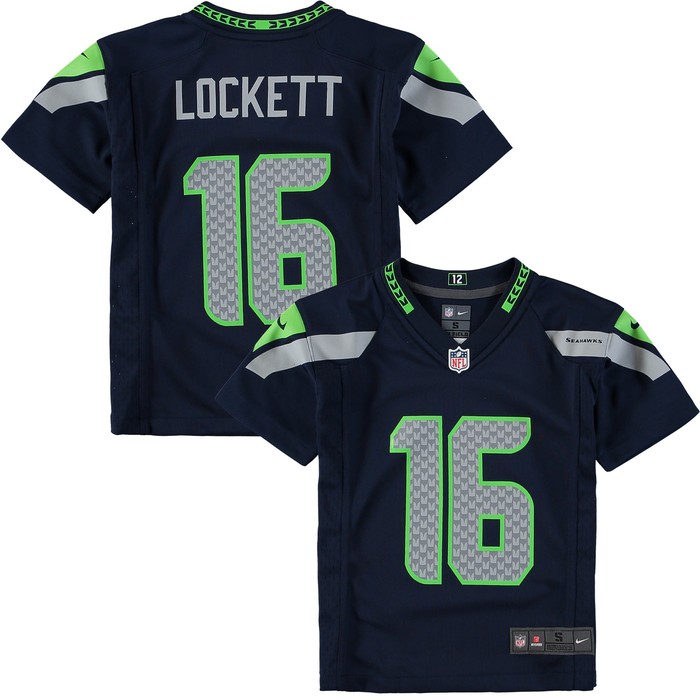 Tyler Lockett Seattle Seahawks Preschool Game Jersey - College Navy Nfl