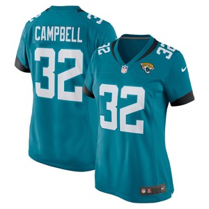 Tyson Campbell Jacksonville Jaguars Womens Game Jersey - Teal Nfl