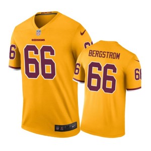 Washington Redskins #66 Tony Bergstrom Nike Color Rush Gold Jersey