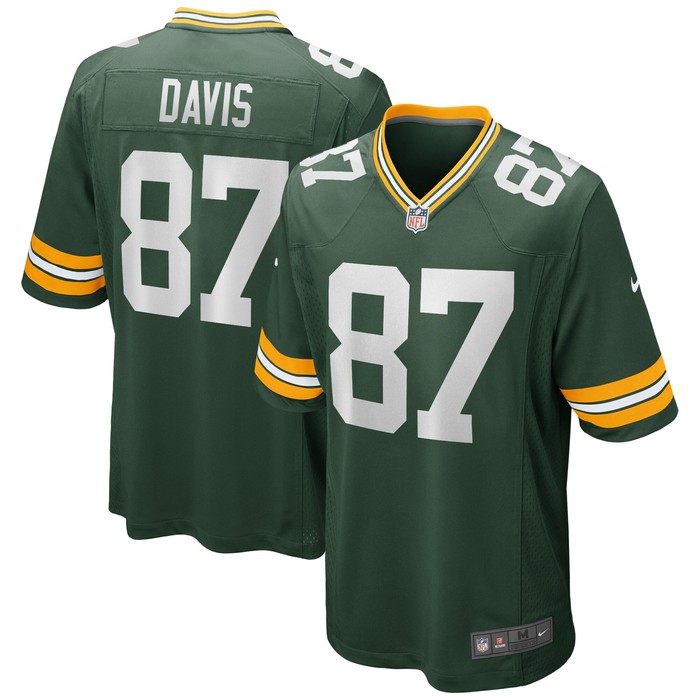 Willie Davis Green Bay Packers Game Retired Player Jersey - Green Nfl