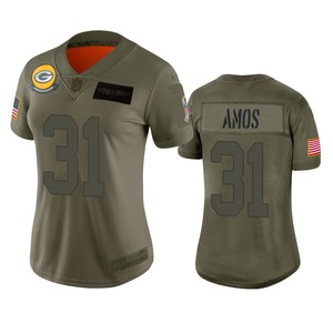 Womens Green Bay Packers Adrian Amos Camo 2019 Salute To Service Limited Jersey - Cocomos