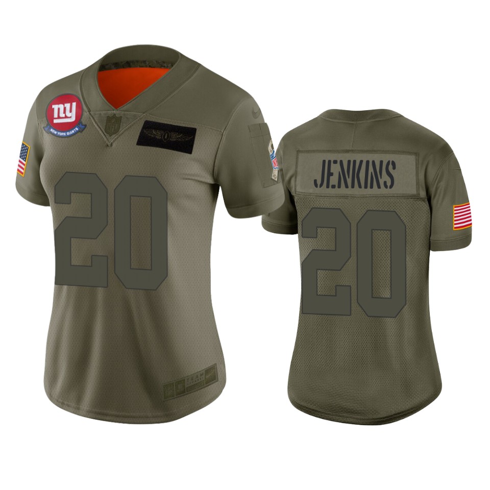 Womens New York Giants Janoris Jenkins Camo 2019 Salute To Service Limited Jersey - Cocomos