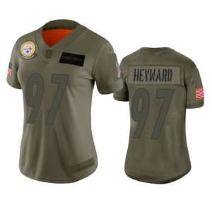 Womens Pittsburgh Steelers Cameron Heyward Camo 2019 Salute To Service Limited Jersey - Cocomos