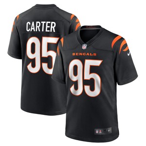 Zach Carter Cincinnati Bengals Game Player Jersey - Black Nfl - Cocomos