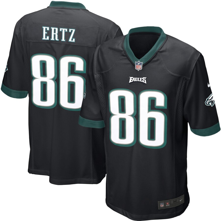 Zach Ertz Philadelphia Eagles Nike Alternate Game Jersey - Black - Cocomos