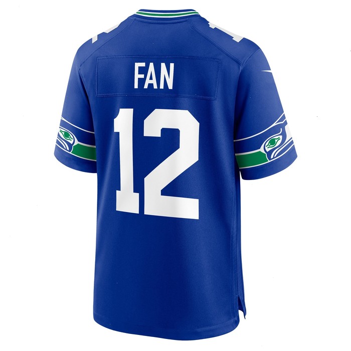 12s Seattle Seahawks Nike Throwback Player Game Jersey - Royal