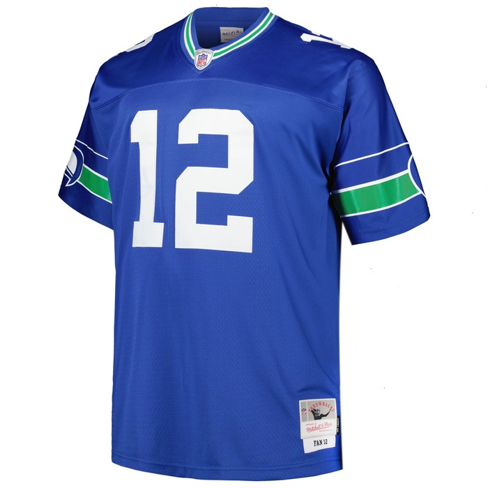 12th Fan Seattle Seahawks Mitchell & Ness Big & Tall Legacy Retired Player Jersey - Royal