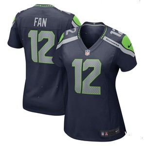 12th Fan Seattle Seahawks Nike Women's Player Jersey - Navy