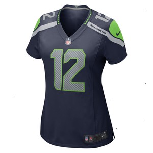 12th Fan Seattle Seahawks Nike Women's Player Jersey - Navy