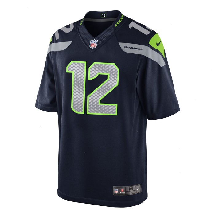 12th Fan Seattle Seahawks Nike Youth Game Jersey - Navy