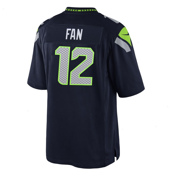 12th Fan Seattle Seahawks Nike Youth Game Jersey - Navy