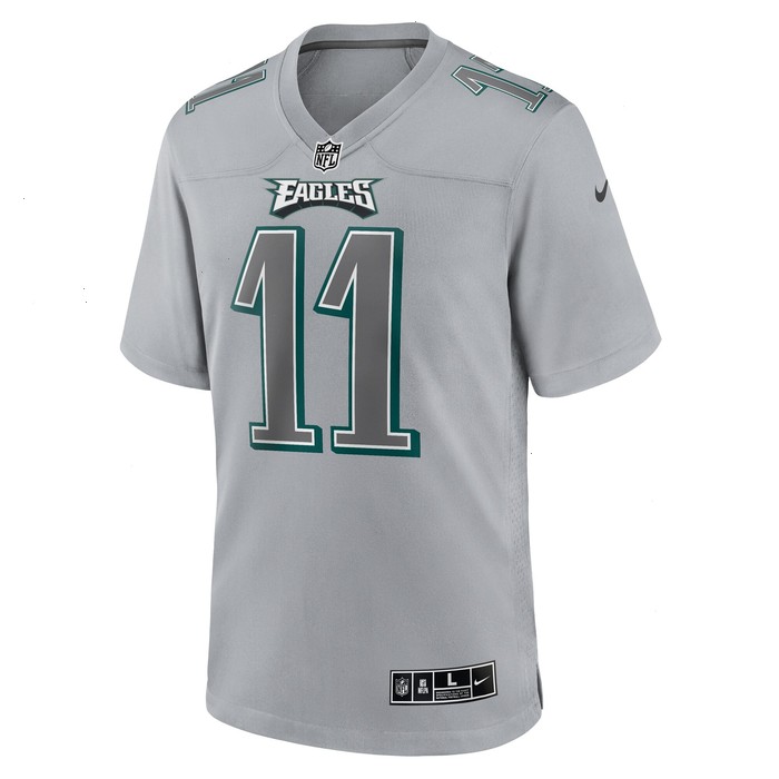 A.J. Brown Philadelphia Eagles Nike Atmosphere Fashion Game Jersey - Gray