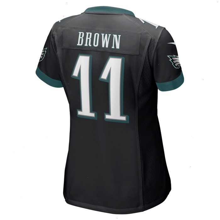 A.J. Brown Philadelphia Eagles Nike Women's Player Game Jersey - Black