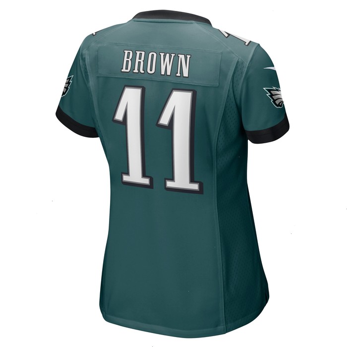 A.J. Brown Philadelphia Eagles Nike Women's Player Game Jersey - Midnight Green