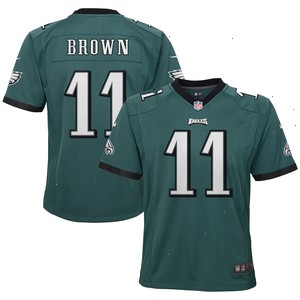 A.J. Brown Philadelphia Eagles Nike Youth Game Jersey - Green